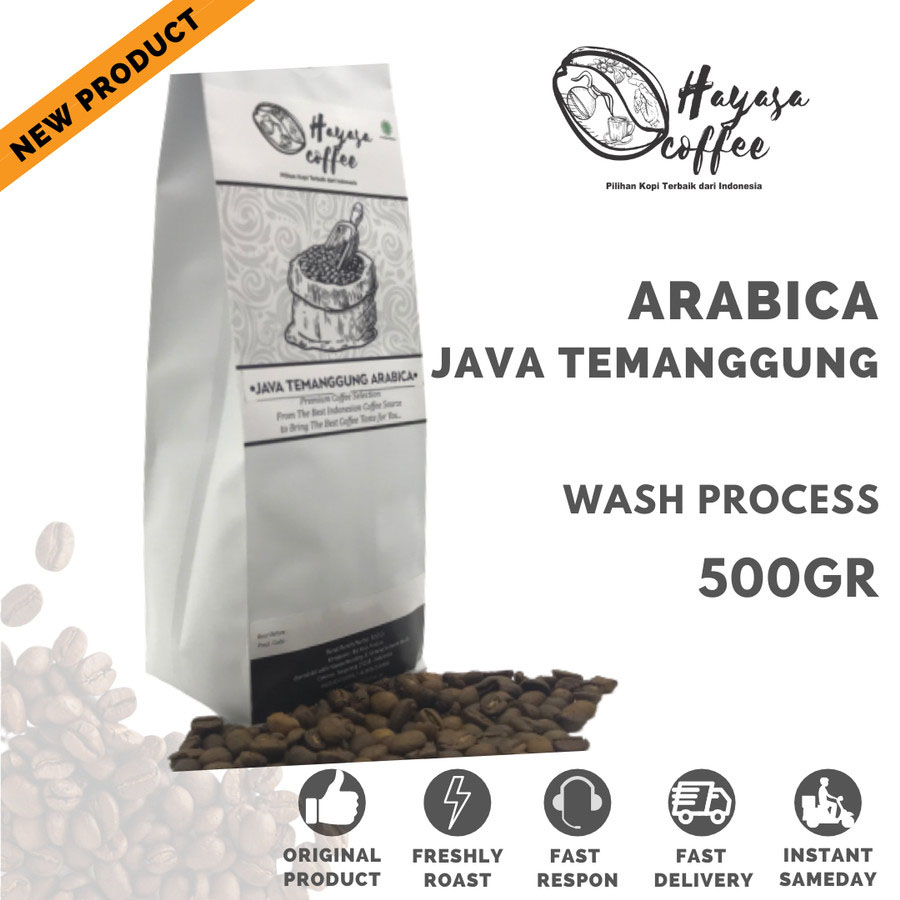 Kopi Hayasa Temanggung Java Specialty Arabika - 500 Gr-Kopi AyoGoweb