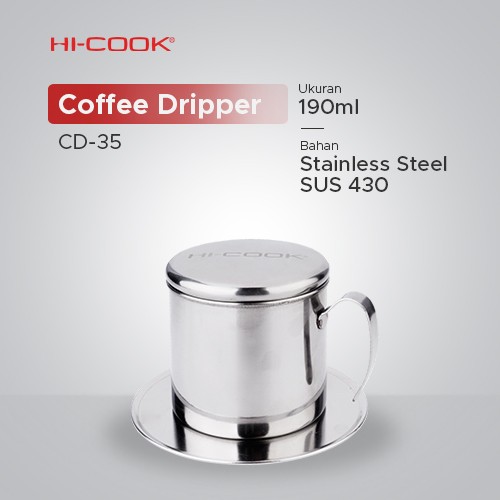 Vietnam Drip Hi-Cook Coffee Dripper CD-35-Kopi AyoGoweb
