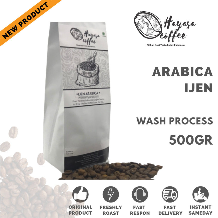Kopi Hayasa Ijen Raung Java Specialty Arabika - 500 Gr-Kopi AyoGoweb