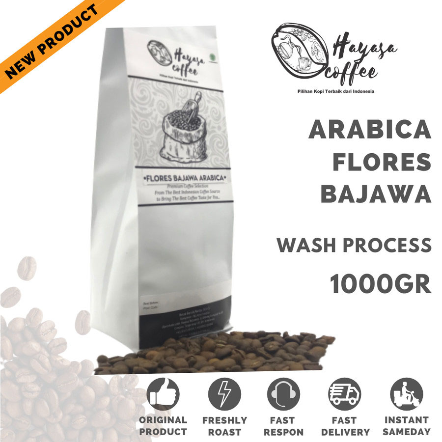 Kopi Hayasa Flores Bajawa Arabika - 1 Kg-Kopi AyoGoweb