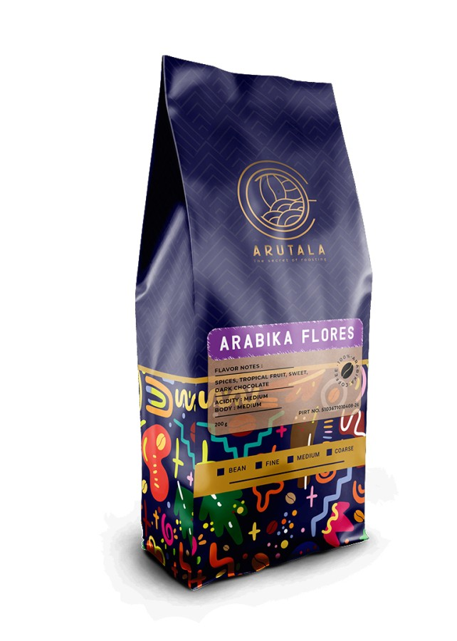 ARUTALA Kopi Flores Bajawa Arabika Arabica Coffee 200 gram-Kopi AyoGoweb