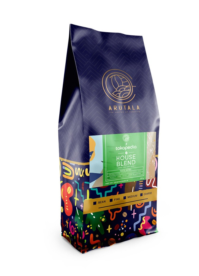 ARUTALA x Tokopedia Blend Untuk Kopi Susu 200 gram-Kopi AyoGoweb
