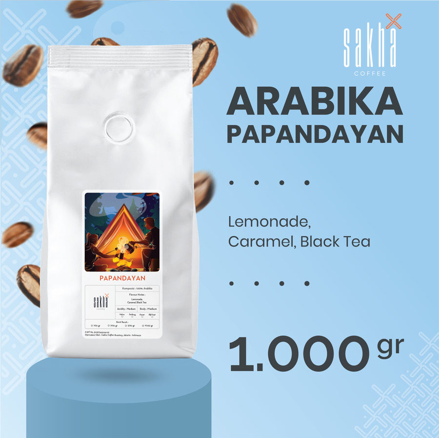 Kopi Arabika Papandayan Arabica Coffee Roast Beans Sakha Roastery 1Kg-Kopi AyoGoweb