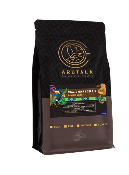 ARUTALA Kopi Brazil Minas Gerais Arabika 500 Gram-Kopi AyoGoweb