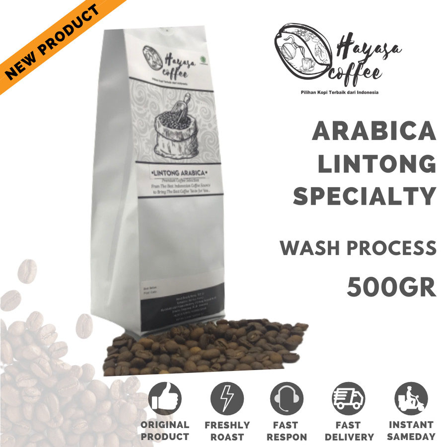 Kopi Hayasa Lintong Specialty Arabika - 500 Gr-Kopi AyoGoweb