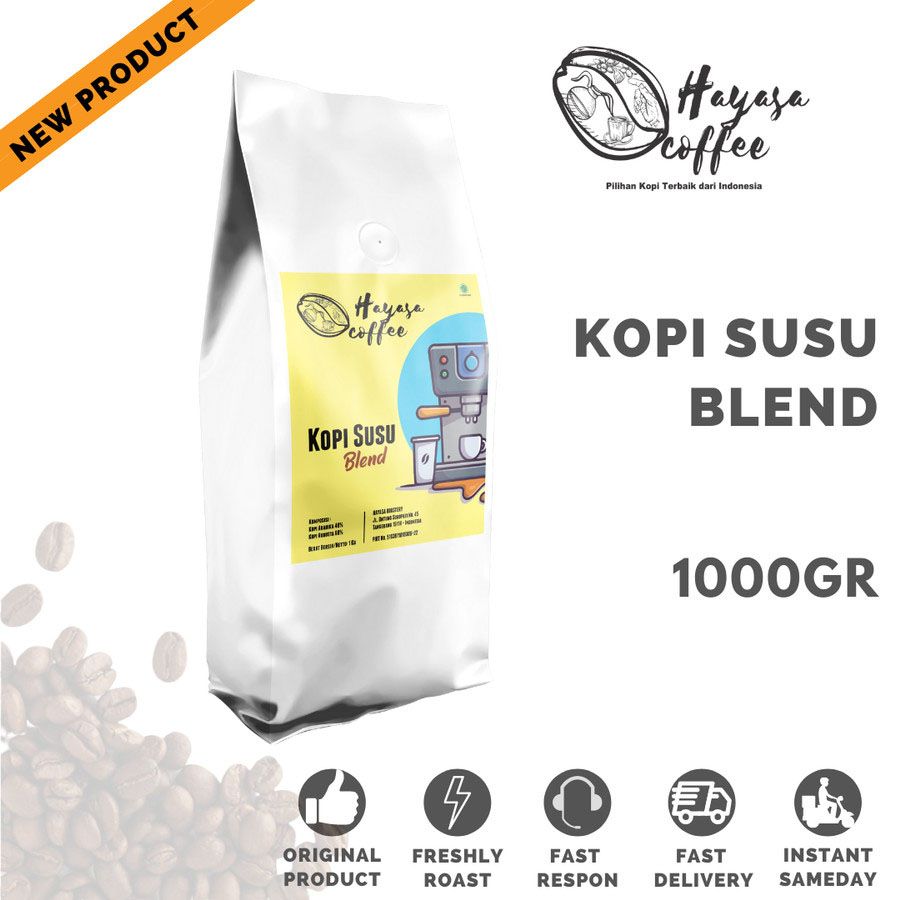 Hayasa Kopi Susu Blend  1 Kg-Kopi AyoGoweb