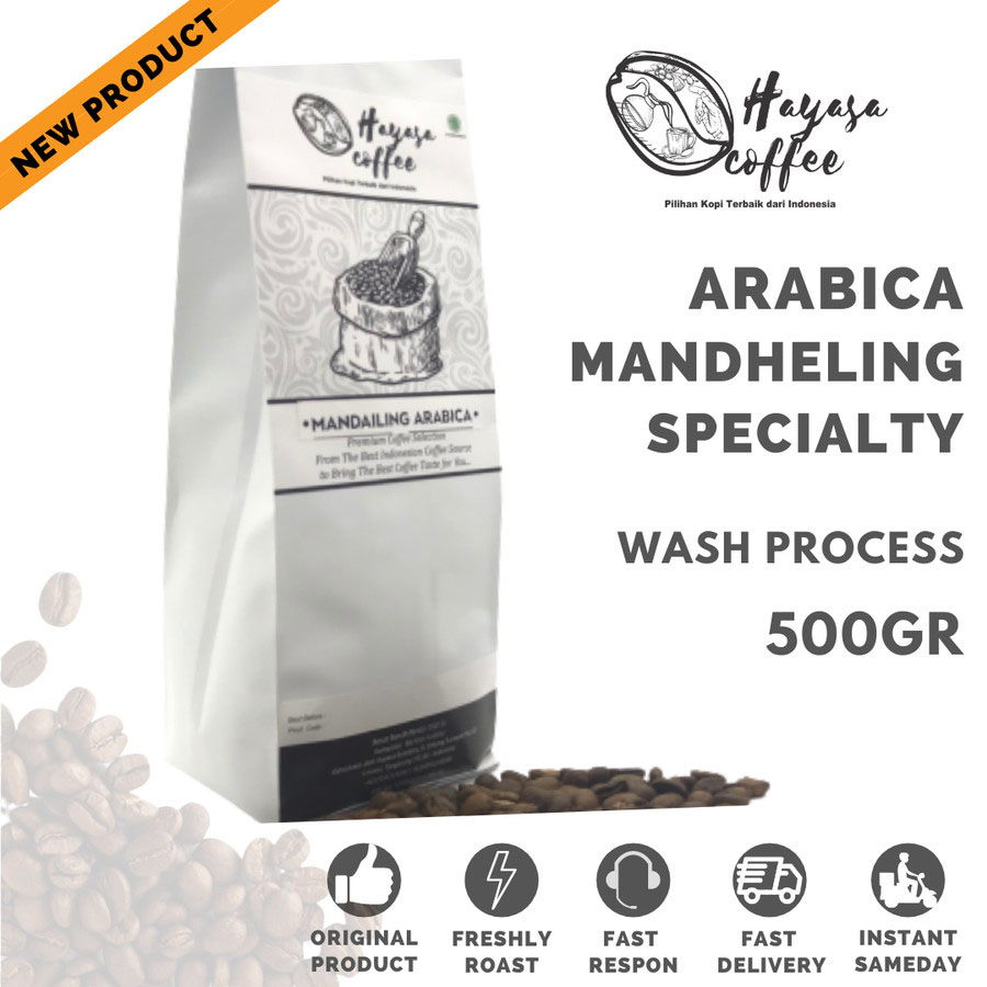 Kopi Hayasa Mandailing Specialty Arabika - 500 Gr-Kopi AyoGoweb