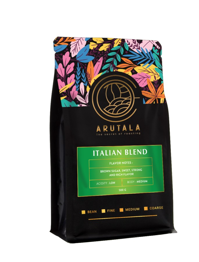 ARUTALA Kopi Italian Blend for Espresso Coffee 500 Gram-Kopi AyoGoweb