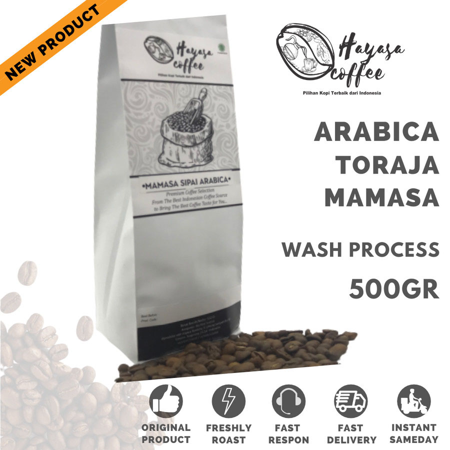 Kopi Hayasa Mamasa Sipai Specialty Arabika - 500 Gr-Kopi AyoGoweb