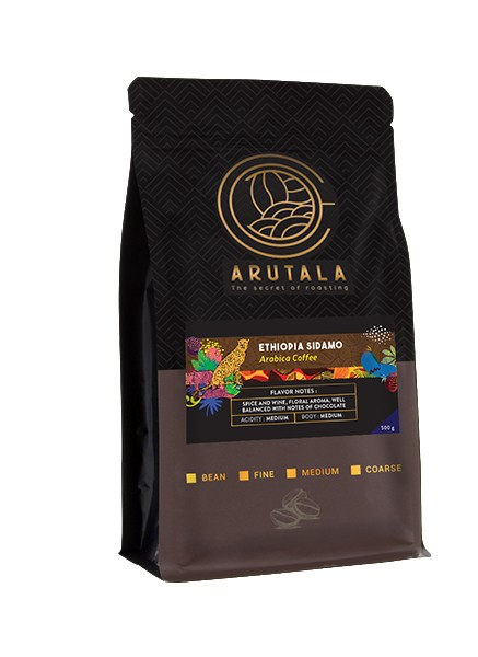 ARUTALA Kopi Ethiopia Sidamo Arabica 500 Gram-Kopi AyoGoweb