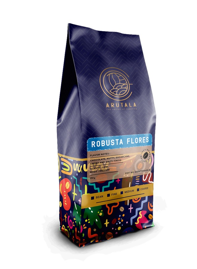ARUTALA Kopi Flores Robusta Coffee 250 gram-Kopi AyoGoweb
