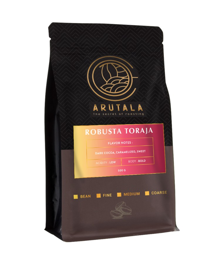 ARUTALA Kopi Toraja Rantebua Robusta Coffee 500 Gram-Kopi AyoGoweb