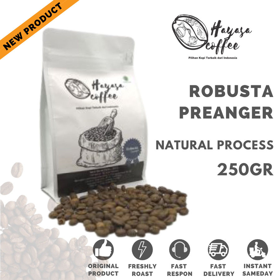 Kopi Hayasa Preanger Robusta - 250 Gr-Kopi AyoGoweb