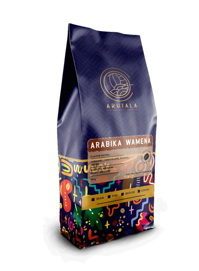 ARUTALA Kopi Arabika Papua Wamena 200 gram-Kopi AyoGoweb