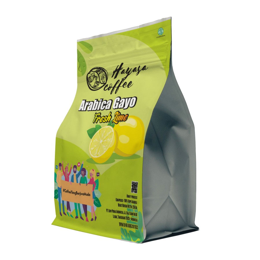 Kopi Hayasa Arabica Gayo Honey Premium Fresh Lime Hints 250gr-Kopi AyoGoweb